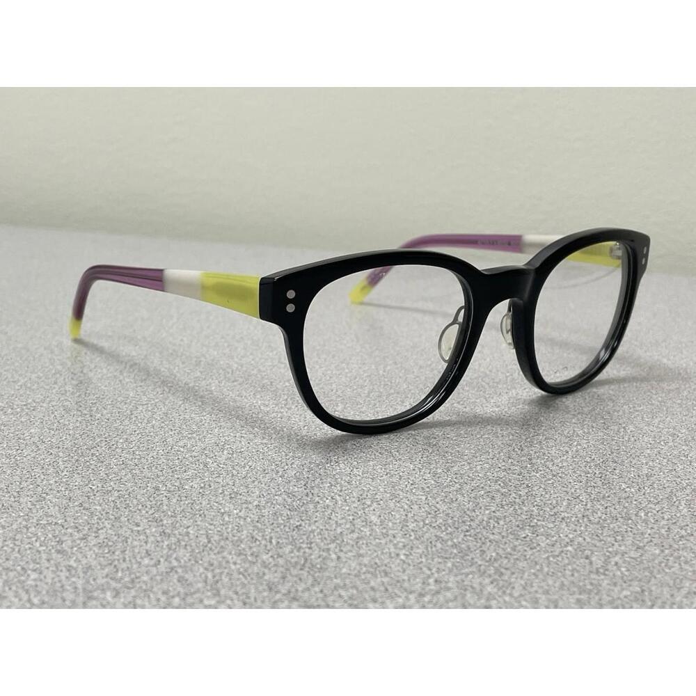 PRODESIGN DENMARK 4710-1 6032 BLACK PINK YELLOW EYEGLASSES 50-21-140 Japan *READ